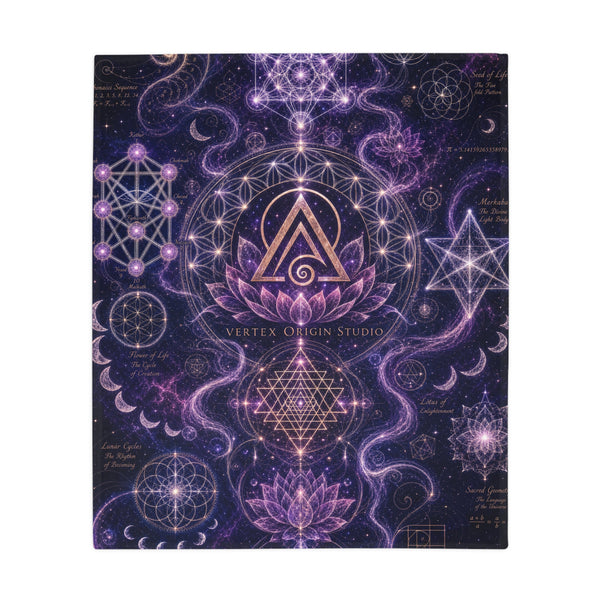 Sacred Geometry Blanket — Divine Origin