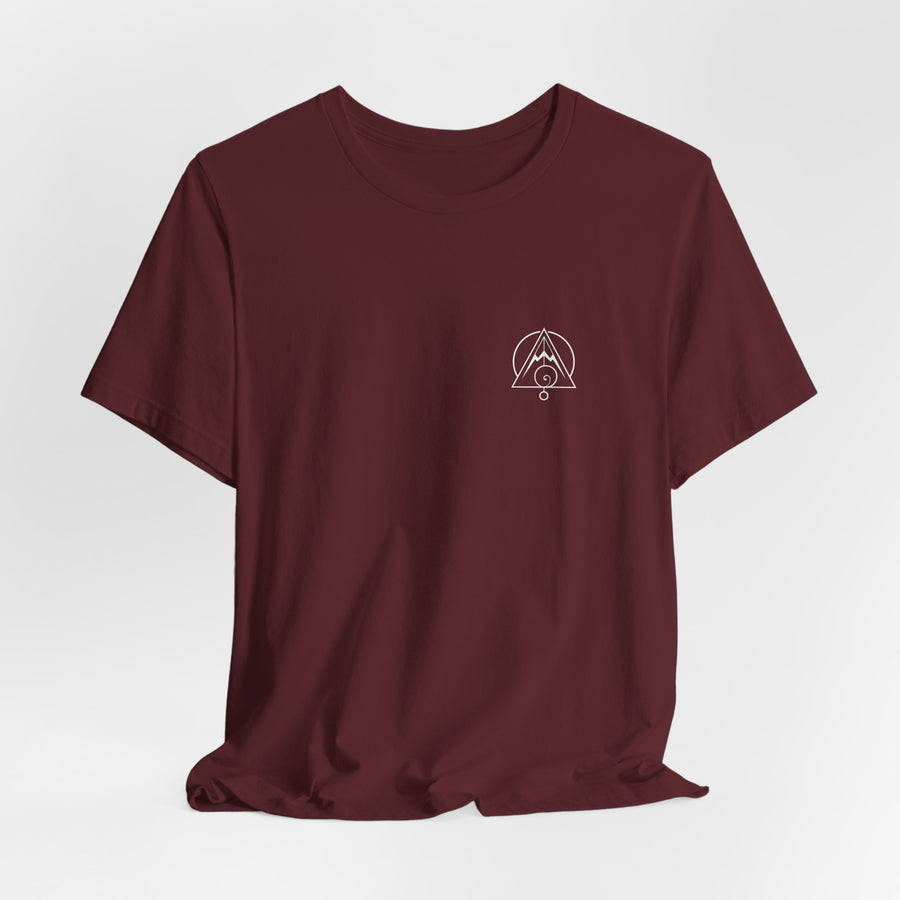 Flower of Life Tee — Maroon