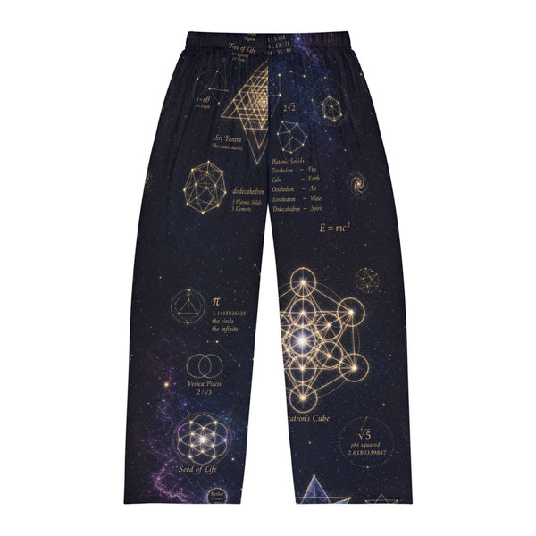 Men's Sacred Geometry Pyjama Pants — Cosmic Constellation