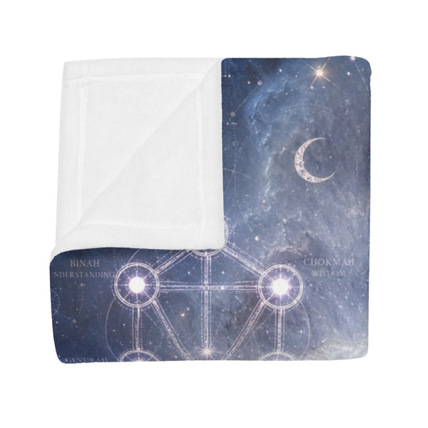 Sacred Geometry Fleece Blanket - Eskimo Nebula