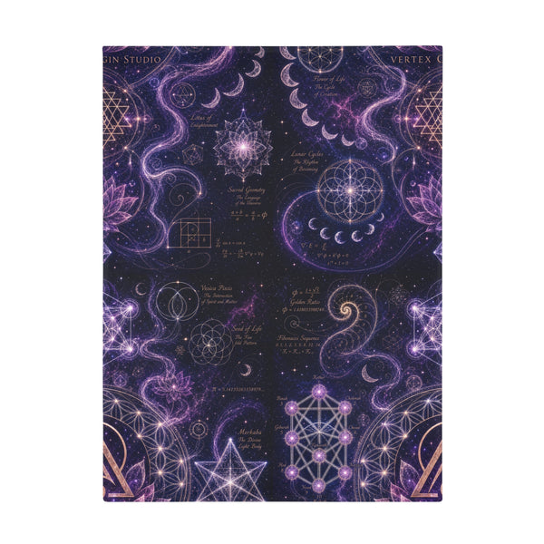 Sacred Geometry Blanket — Divine Origin [SAMPLE]