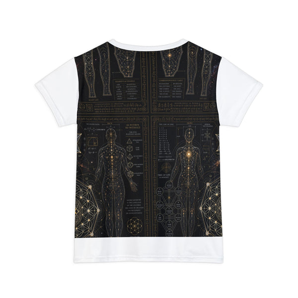Women's Sacred Geometry Pyjama Top — Sacred Blueprint