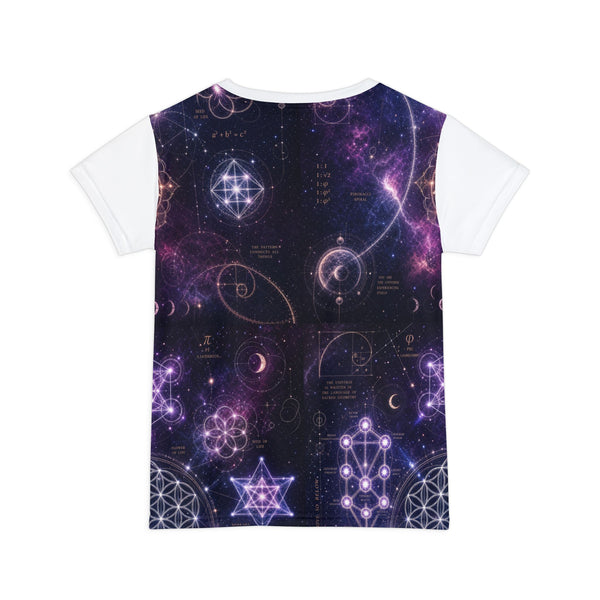 Women's Sacred Geometry Pyjama Top — Cosmic Bloom
