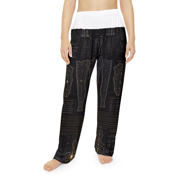 Women's Sacred Geometry Pyjama Pants — Sacred Blueprint