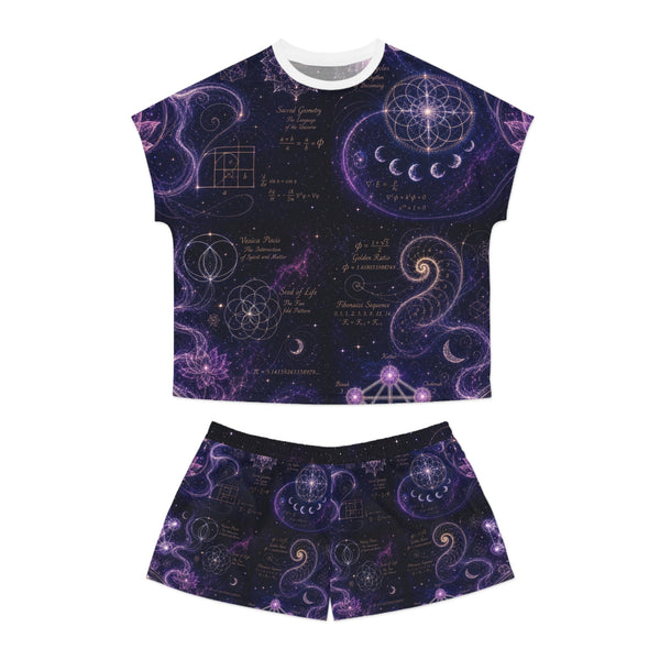 Women's Sacred Geometry Pyjama Set — Divine Origin
