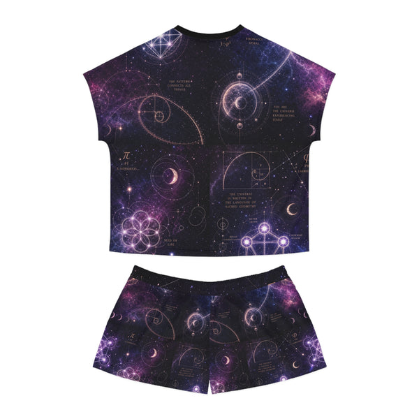 Women's Sacred Geometry Pyjama Set — Cosmic Bloom