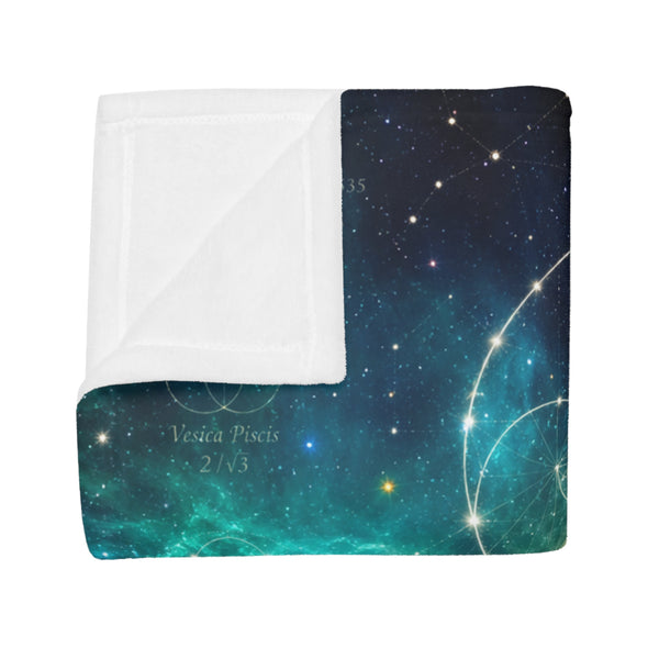 Sacred Geometry Fleece Blanket - Cat's Eye Nebula