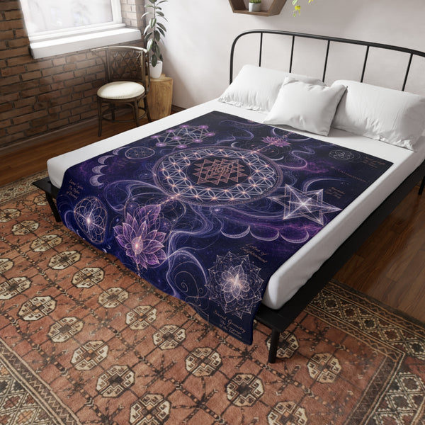 Sacred Geometry Blanket — Sacred Bloom