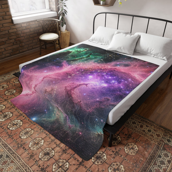 Sacred Geometry Fleece Blanket - Pillars of Creation