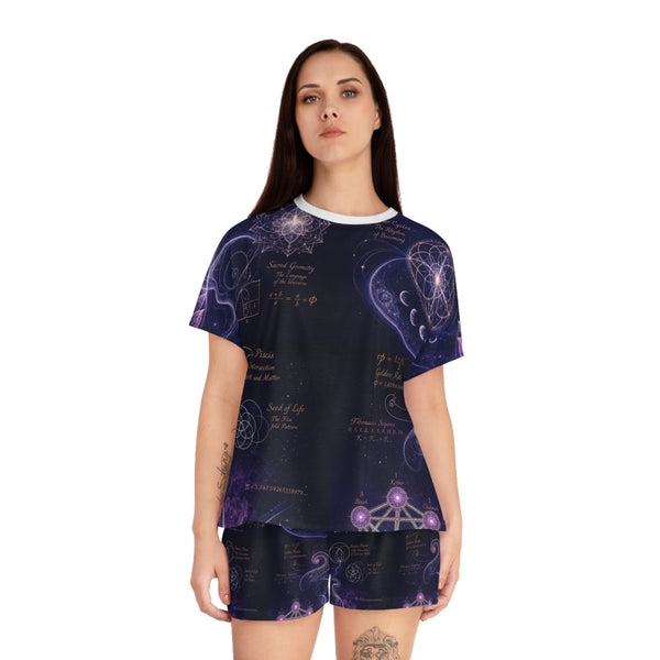 Women's Sacred Geometry Pyjama Set — Sacred Bloom