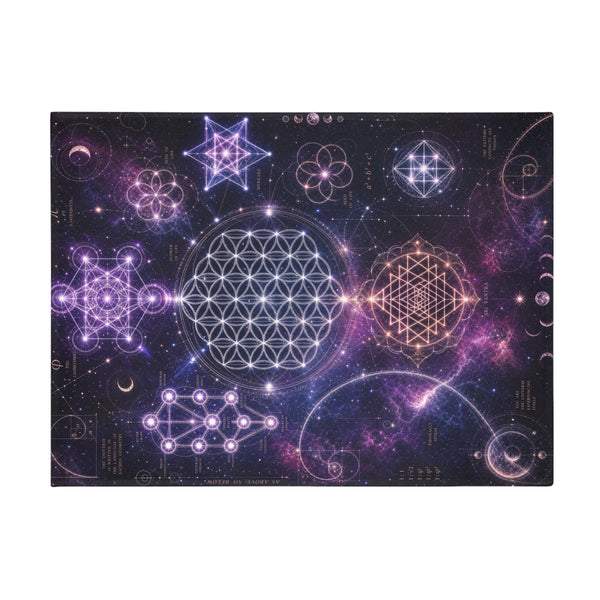 Sacred Geometry Blanket — Cosmic Bloom