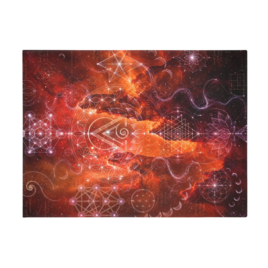 Sacred Geometry Blanket — Red Spider Nebula