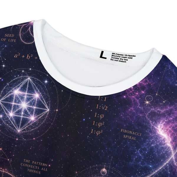 Women's Sacred Geometry Pyjama Top — Cosmic Bloom