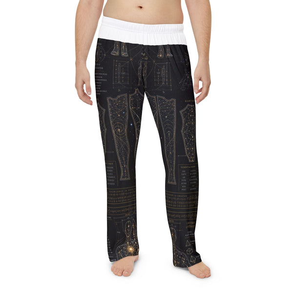 Men's Sacred Geometry Pyjama Pants — Sacred Blueprint