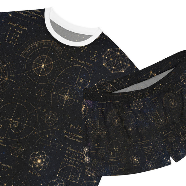 Women's Sacred Geometry Pyjama Set — Cosmic Blueprint