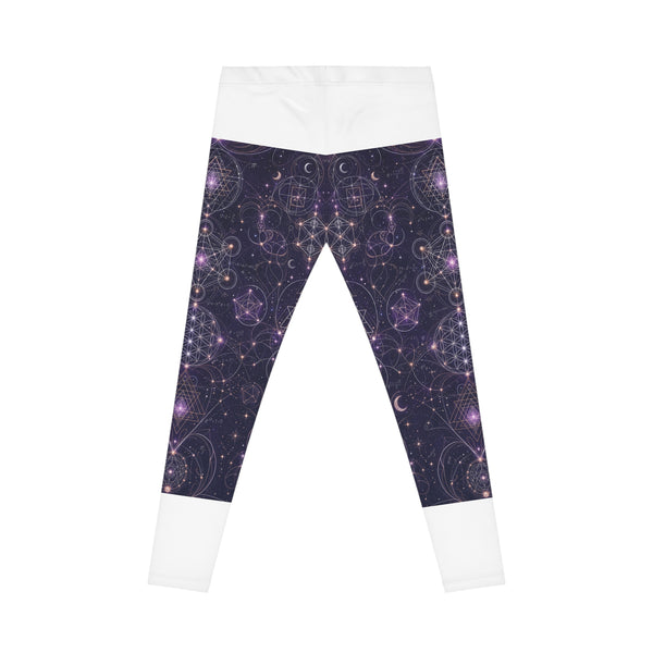 Women's Sacred Geometry Leggings — Celestial Weave