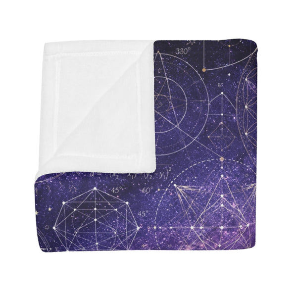Sacred Geometry Fleece Blanket - Tarantula Nebula