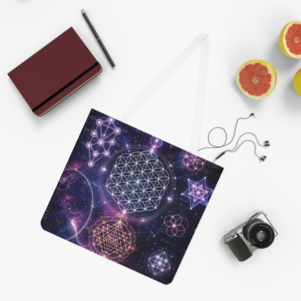 Sacred Geometry Tote Bag — Cosmic Bloom