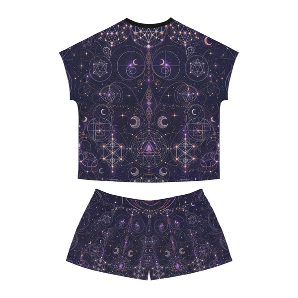 Women's Sacred Geometry Pyjama Set — Celestial Weave