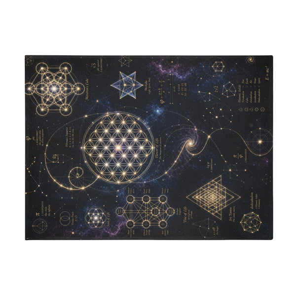 Sacred Geometry Blanket — Cosmic Constellation
