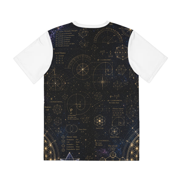 Men's Sacred Geometry Pyjama Top — Cosmic Blueprint