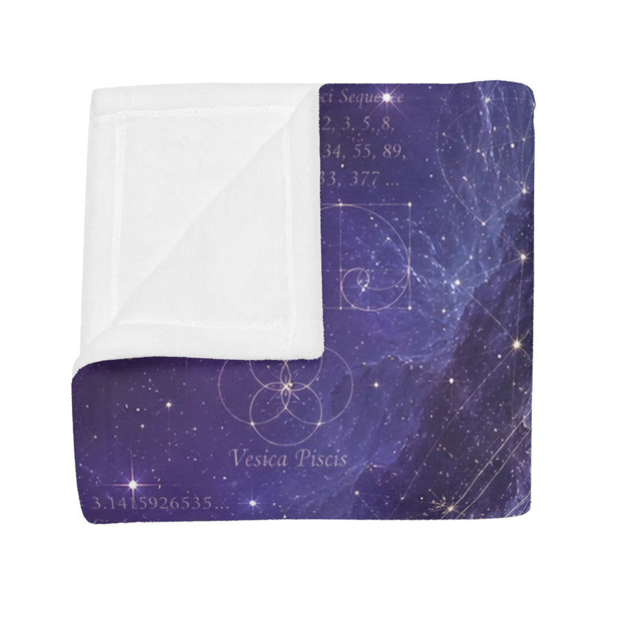Sacred Geometry Blanket — Saturn Nebula