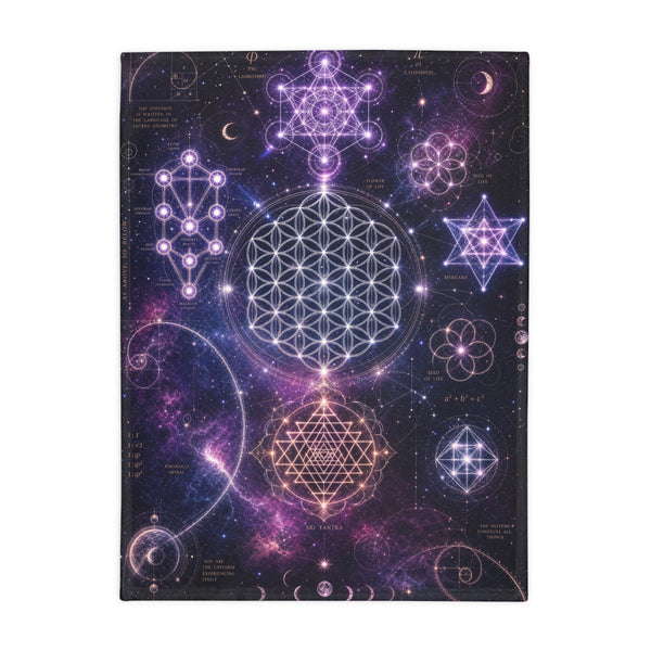Sacred Geometry Blanket — Cosmic Bloom