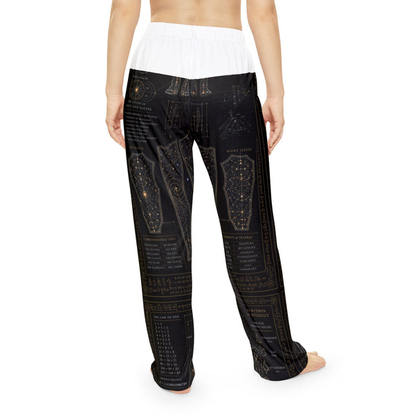 Women's Sacred Geometry Pyjama Pants — Sacred Blueprint