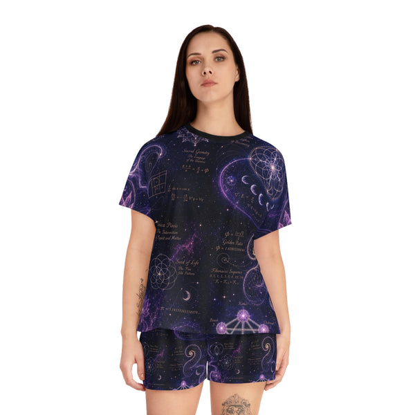Women's Sacred Geometry Pyjama Set — Divine Origin