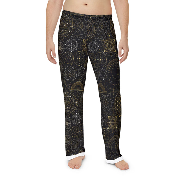 Men's Sacred Geometry Pyjama Pants — Origin Universe