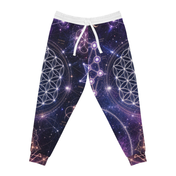 Sacred Geometry Joggers — Cosmic Bloom