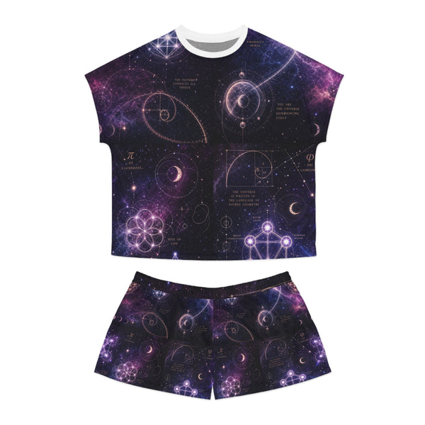 Women's Sacred Geometry Pyjama Set — Cosmic Bloom