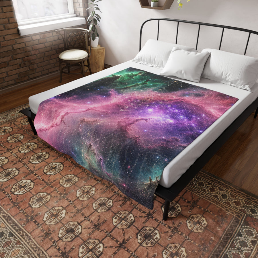 Sacred Geometry Blanket — Pillars of Creation