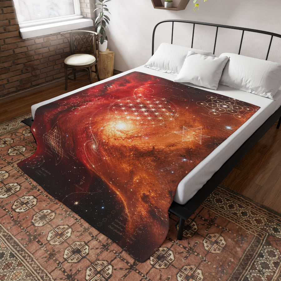 Sacred Geometry Blanket — Pelican Nebula