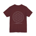 Flower of Life Tee — Maroon