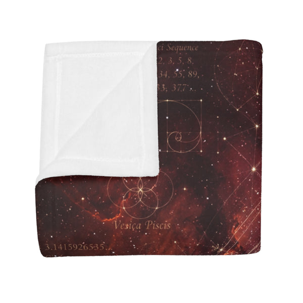 Sacred Geometry Fleece Blanket - Lobster Claw Nebula