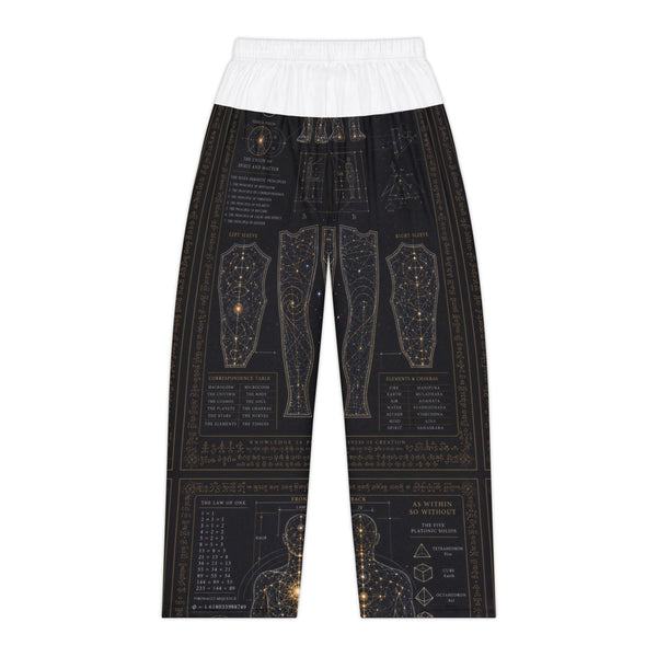 Women's Sacred Geometry Pyjama Pants — Sacred Blueprint