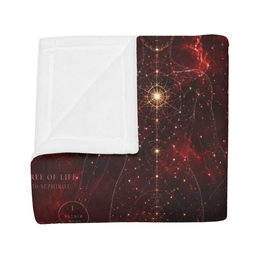 Sacred Geometry Blanket — Skull & Crossbones Nebula