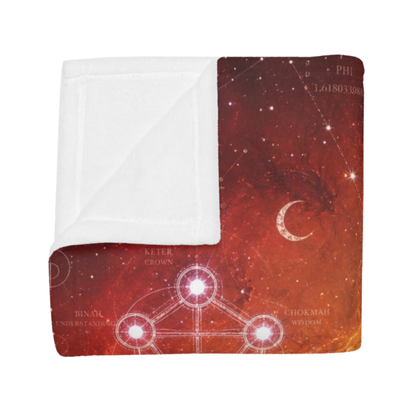 Sacred Geometry Fleece Blanket - Soul Nebula