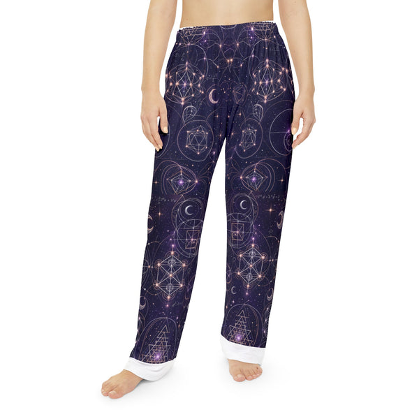 Women's Sacred Geometry Pyjama Pants — Celestial Weave