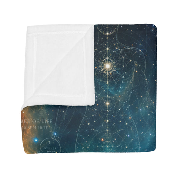 Sacred Geometry Fleece Blanket - Boomerang Nebula