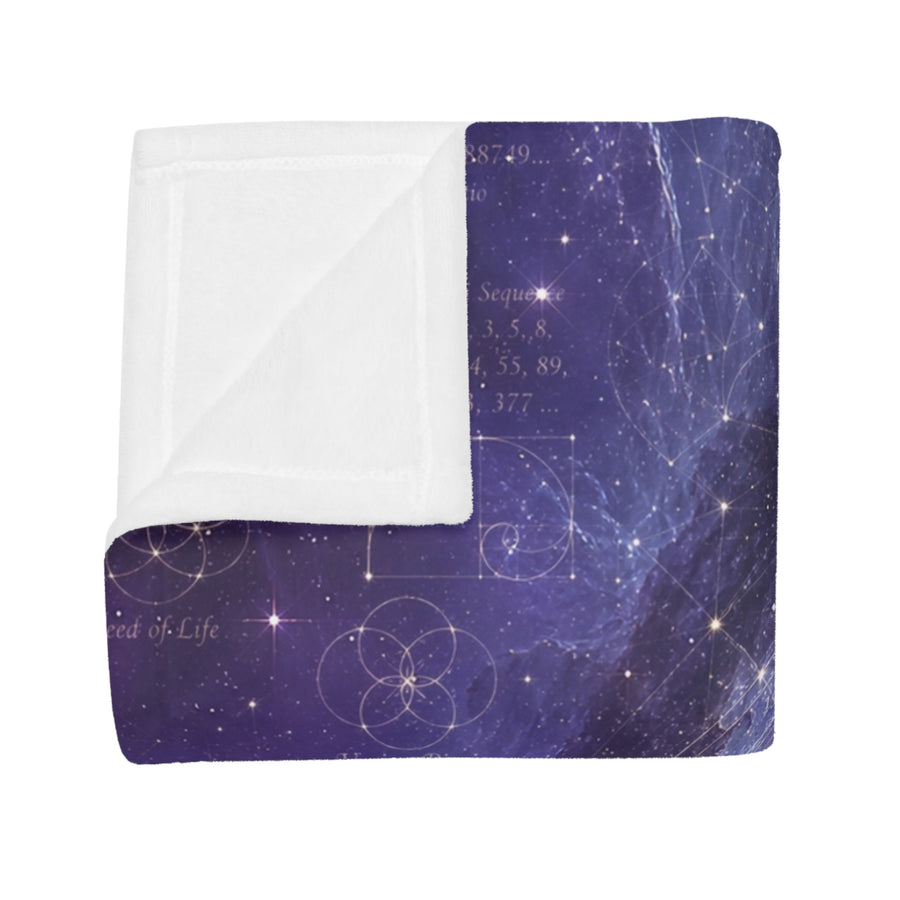 Sacred Geometry Blanket — Saturn Nebula