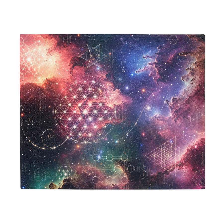 Sacred Geometry Blanket — Lagoon Nebula