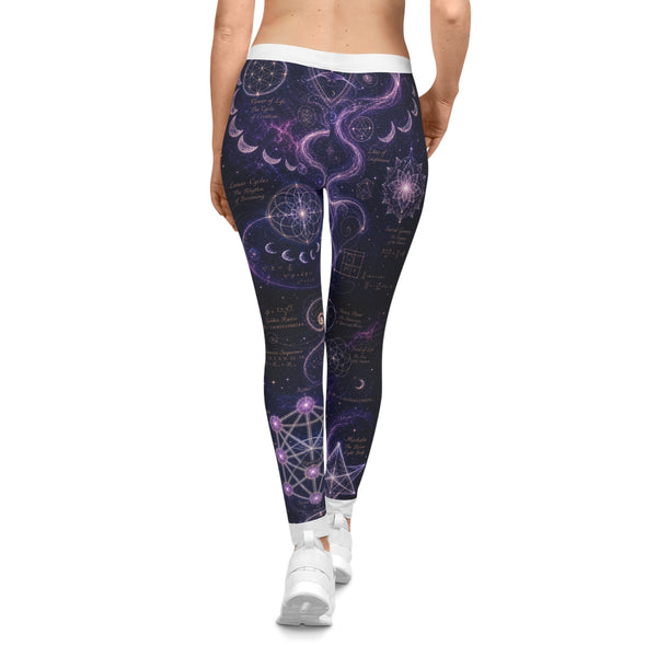 Women's Sacred Geometry Leggings — Origin Universe