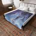 Sacred Geometry Blanket — Saturn Nebula