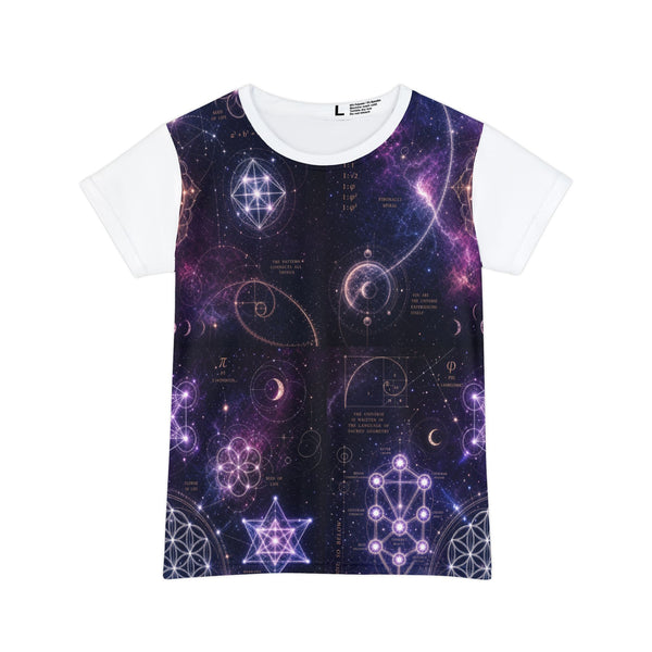 Women's Sacred Geometry Pyjama Top — Cosmic Bloom