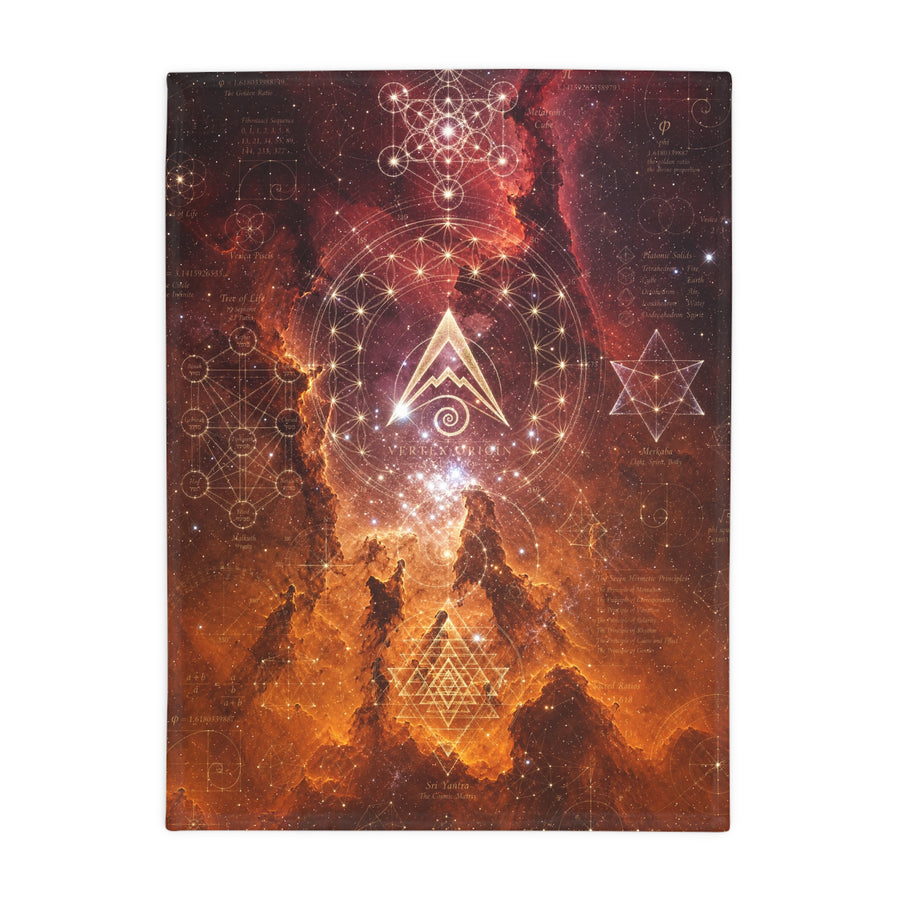 Sacred Geometry Blanket — Lobster Claw Nebula