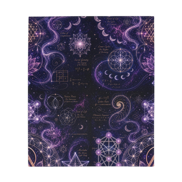 Sacred Geometry Blanket — Divine Origin [SAMPLE]