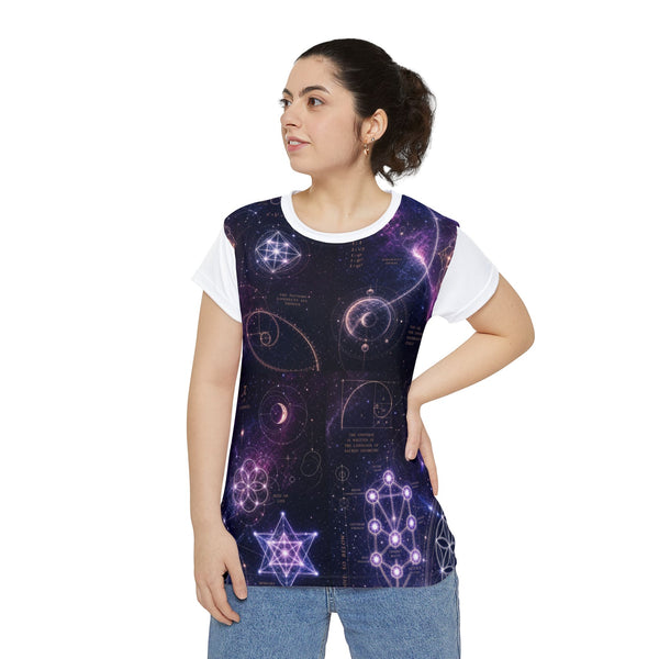 Women's Sacred Geometry Pyjama Top — Cosmic Bloom