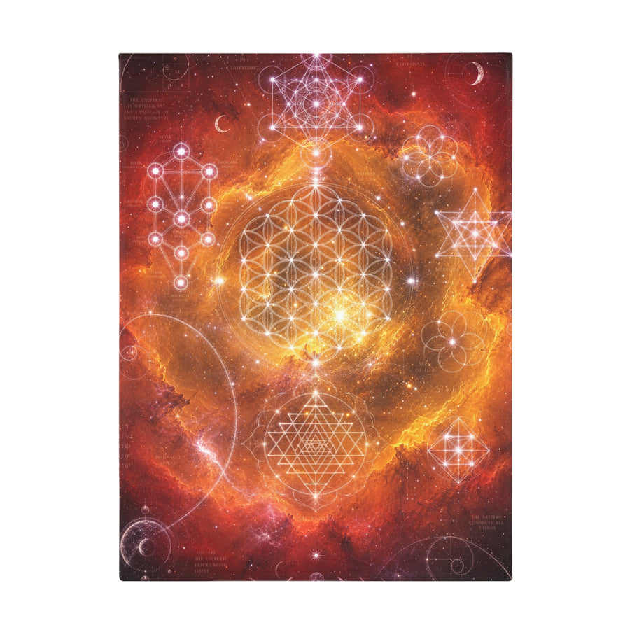 Sacred Geometry Blanket — Soul Nebula